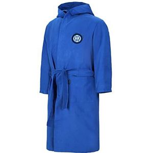 Inter Hermet F.C Badjas van microvezel | Gr. 8-10 jaar | Nieuw logo | Officieel product