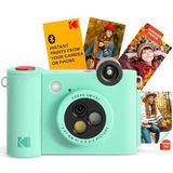 KODAK - Smile+ - Digitale Instant Camera - Groen - 2 x 3 inch ZINK-fotoprints