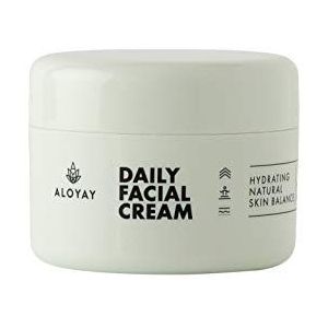 ALOYAY ® Daily Facial Cream - dagcrème met hyaluron op basis van biologische aloë vera - natuurlijke cosmetica 100% code Check Clean (Daily Facial Cream)