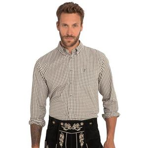 JP1880 - Klederdracht Overhemd - Beige - Lange Mouw - Regular Fit