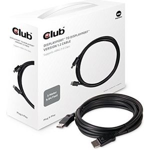 Club 3D compatible Displayport 1.2 Kabel - 3 m