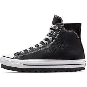 Converse Chuck Taylor All Star City Trek Waterproof Boot, herensneakers, Zwart Wit Zilver, 40.5 EU