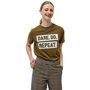 DESIRES Women's A Dare Tee T-Shirt, Militaire Olive PR, XS