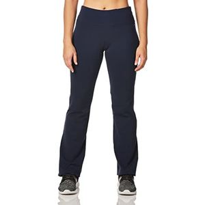 Jockey Slanke damesbroek straight slim Slim Slim Bootleg Hose Yogabroek, Donkere marine, 2X