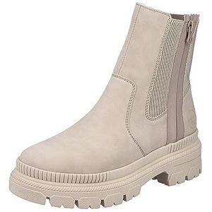 Rieker Y9373 Chelsea-laarzen voor dames, beige, 43 EU