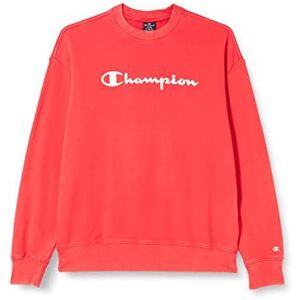 Champion Legacy Old School Logo Crewneck sweatshirt, intens rood, L voor heren