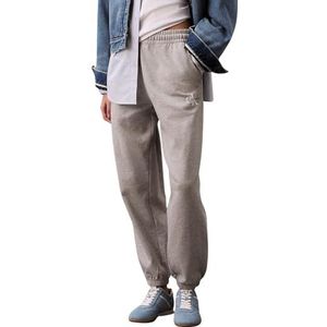 Broek - Sweatstof - Zwart - Logoprint - Tapered Pasvorm - Mid Waist