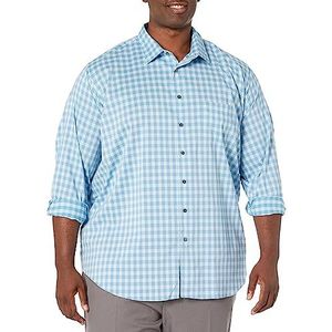 Van Heusen Overhemd regular fit, vuilafstotend, elastisch, elegant voor heren, Lagoon, 43 cm- 44 cm Collo 91 cm- 94 cm Manica