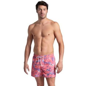 ARENA Heren Waterprints Beach Short Ao Strandbroek voor heren, Calypso koraal-multi, M