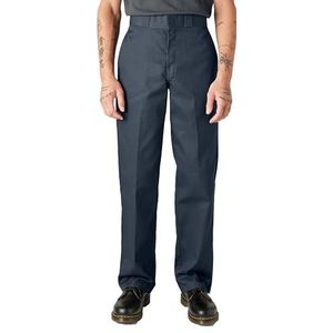 Dickies 874 Werkbroek met rechte pijpen voor heren, duurzame uniformbroek voor bouw, kantoor, industriële klussen, Donkerblauw, 32W / 34L