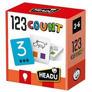 Headu -123 Count educatief spel voor reizen, meerkleurig, C41B9CBEF1