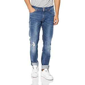 7 For All Mankind Ronnie Better Off Jeans voor heren, blauw (mid blue), 40W x 30L