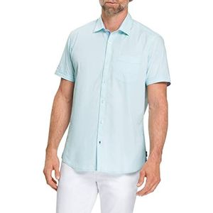 Pioneer Authentic jeans-hemd met korte mouwen, Angel Blue patroon, S