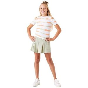 Garcia Kids T-shirt met korte mouwen voor meisjes, off-white, 152 cm