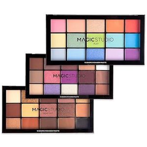 Magic Studio 15 Eyeshadows Palette Assorted