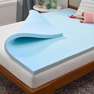 Linenspa Matrastopper van traagschuim, 5 cm dik, met ritssluiting, Oeko-Tex