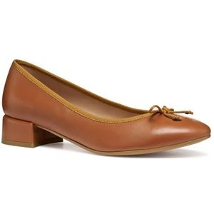 Geox - Floretia - Ballerina's - Zwart - Leer