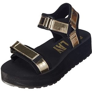 REPLAY Playa Mirror sandalen voor dames met hak, 003 zwart, 40 EU