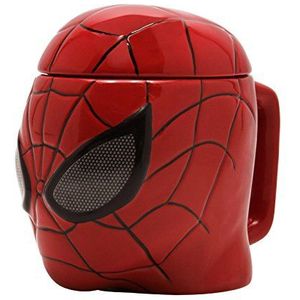Mug Marvel Tazza 3D In Ceramica Con Coperchio-Spederman-