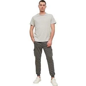 Trendyol Antraciet Mannelijke Regular Fit Trainingspakken voor heren, Antraciet, S