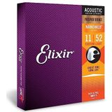 Elixir® Strings fosforbronzen snaren voor akoestische gitaar met NANOWEB®-Coating, extra licht (.011-.052)