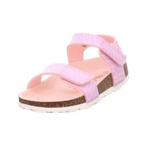 Superfit - 5510 - Meisjesslippers - Roze Paars - 32 EU Weit