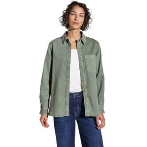 Street One - Dames Jeans Overhemd - Groen