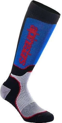 Alpinestars - Youth MX Plus Socks - Sokken - Zwart/Wit/Koningsblauw - Uniseks