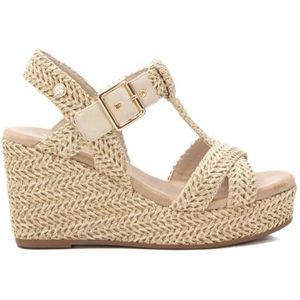 XTI 143833 Damessandalen, beige, maat 37, Beige, 37 EU