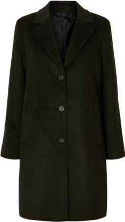 Selected - Sasja Jas - Knielengte - Revers - Zwart