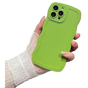CLIPPER GUARDS Compatibel met iPhone 13 Pro Max hoes, [Liquid Silicone Case], Full Body Screen Camera [beschermhoes], schokbestendig, [Slim Phone Case], 6,7 inch groen