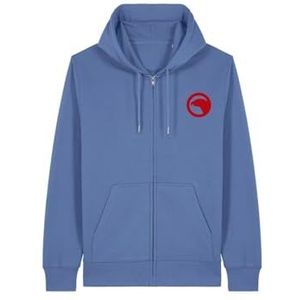 COMPAGNIE DE CALIFORNIE Sweatshirt met ritssluiting voor kinderen, 12 jaar, hemelsblauw, Blauw, 12 Jaar