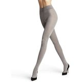 FALKE Dames Panty Softmerino W TI Wol Katoen Eenkleurig 1 Stuk, Grijs (Light Grey Melange 3830), 42-44