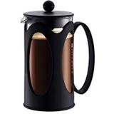 Bodum Kenya 10682-01 koffiezetapparaat (French Press System, permanent roestvrijstalen filter, 0,35 liter), zwart