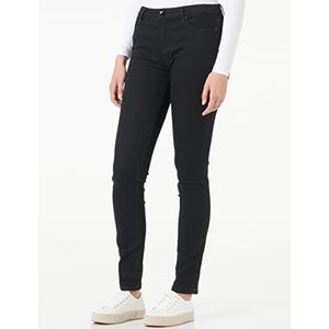 Love Moschino Triblend Denim with Brand Rubber Label Casual broek dames, Black Denim, 31