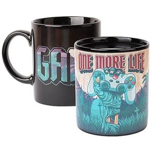 Grupo Erik Mok Gameration One More Life - Koffiemok - Thermokop kleurwisseling - 350 ml