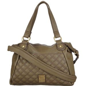 s.Oliver (Bags) Casual Quilted 39.308.94.6977, dames shopper 30,5x26x9 cm (B x H x D), groen 7984