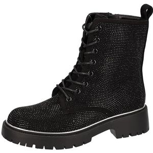 2Go Fashion 8242-502 dames laarzen, zwart, zilver, 36 EU