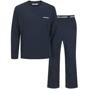 JACK & JONES Jaceverest Ls Tee and Pants Set W, navy blazer, S