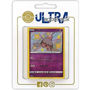 Bibichut (Hatenna) SV054 Glittering Shiny - Ultraboost X Epée et Bouclier 4.5 Destinées Radieuses - Doos met 10 Franse Pokemon kaarten