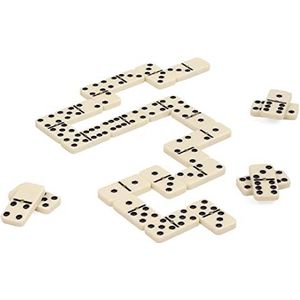 Dal - Domino speelset met 28 speelstenen, geschikt voor kinderen vanaf 6 jaar en volwassenen, ideaal voor 1 tot 4 spelers.