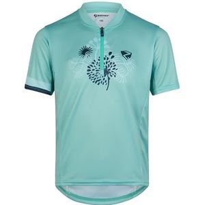 Ziener NESPI Fietsshirt voor kinderen, mountainbike, racefiets, ademend, sneldrogend, elastisch, mouwloos, Deep Lagoon, 176