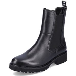 Remonte Dames D8694 Chelsea Boot, zwart, 44 EU