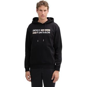 TOM TAILOR Denim Sweatshirt voor heren, 29999 - Black, XL