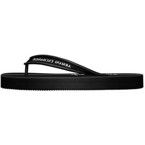 Armani Exchange - Cooper - Teenslippers - Zwart op Wit - Lichtgewicht