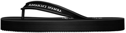 Armani Exchange - Cooper - Teenslippers - Zwart op Wit - Lichtgewicht