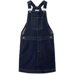Name it kids Nkfrae DNM Spencer Dress 4795-Ac J, donkerblauw (dark blue denim), 128 cm