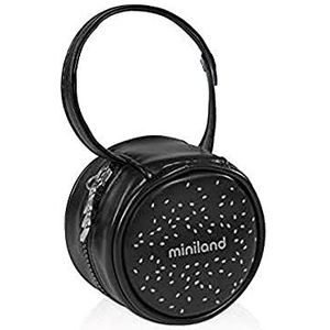 Miniland 89324 fopspeen van kunstleer met handvat fopspeen altijd schoon en beschermd in een modieus accessoire, uniseks