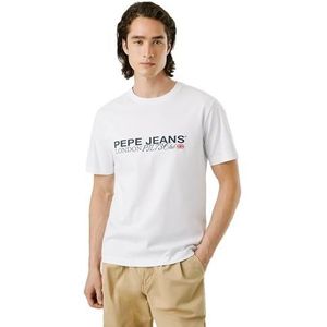 PEPEJEANS - T-shirt - Wit - Katoen - Casual