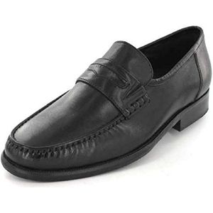 Sioux 22410 CHED, klassieke halfhoge schoenen voor heren, zwart, 48.5 EU breed